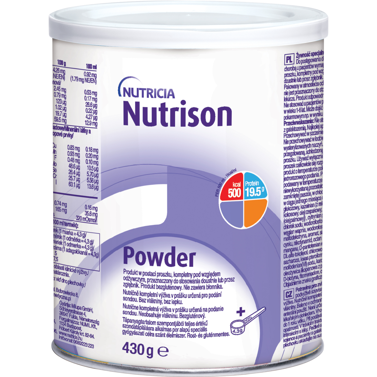 Детская смесь Nutricia Nutrison Powder функциональное детское питание 430 г (4008976680055)