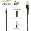 Дата кабель USB 2.0 AM to Micro 5P 2.0m CBFLEXM2 black Intaleo (1283126521430) изображение 4