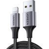 Дата кабель USB 2.0 AM to Lightning 2.0m US199 2.4A Black Ugreen (60158) зображення 2