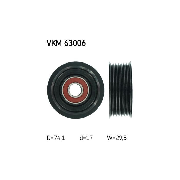 Ролик натяжителя ремня SKF VKM 63006