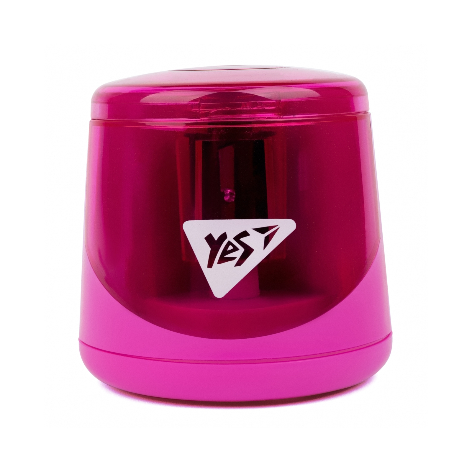 Точилка Yes атоматическая с сменным лезвием розовая (620556)