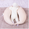 Подушка MirSon для беременных и кормления №8302 Velvet Line 28-0004 Cream Велюр 30х170х20 см (2200006200277) изображение 9