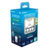 Зарядное устройство для аккумуляторов Panasonic Basic Charger + Eneloop 4AA 2000 mAh New (K-KJ51MCD40E) изображение 2