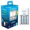 Зарядное устройство для аккумуляторов Panasonic Basic Charger + Eneloop 4AA 2000 mAh New (K-KJ51MCD40E) изображение 4