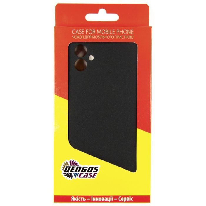 Чехол для мобильного телефона Dengos Carbon Samsung Galaxy A04e (black) (DG-TPU-CRBN-165) изображение 5