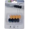 Держатель для кабеля Extradigital CC-963 Cable Clips, Black/Orange (KBC1804) изображение 4