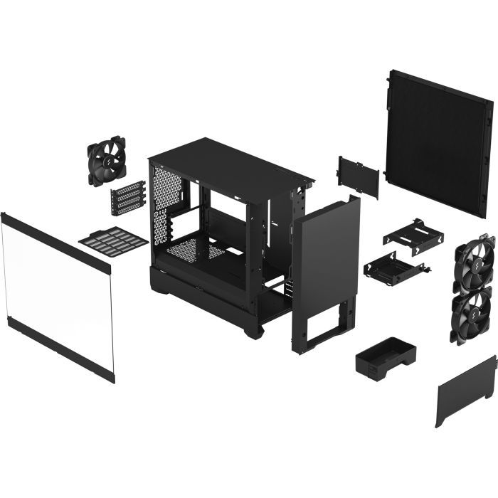 Корпус Fractal Design Pop Mini Silent Black TG (FD-C-POS1M-02) изображение 12