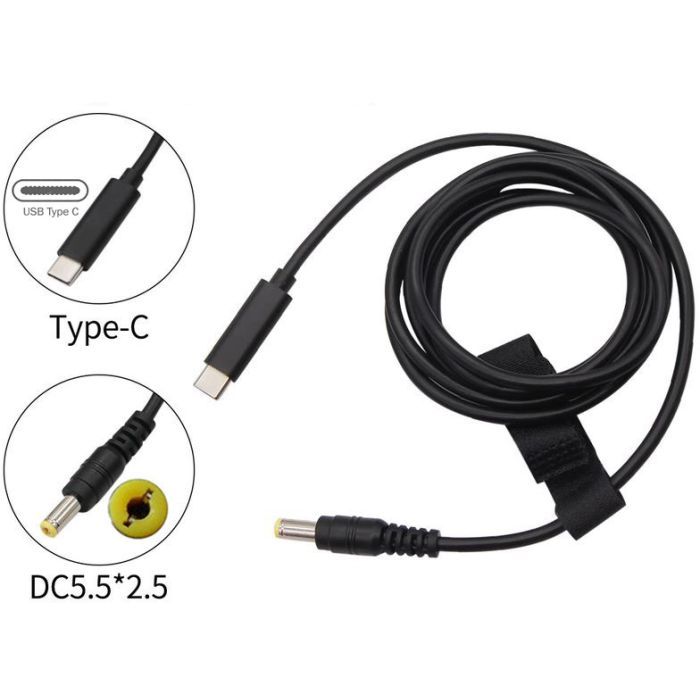 Кабель питания USB Type-C to DC-5.5-2.5 XoKo (XK-DC5525) изображение 3