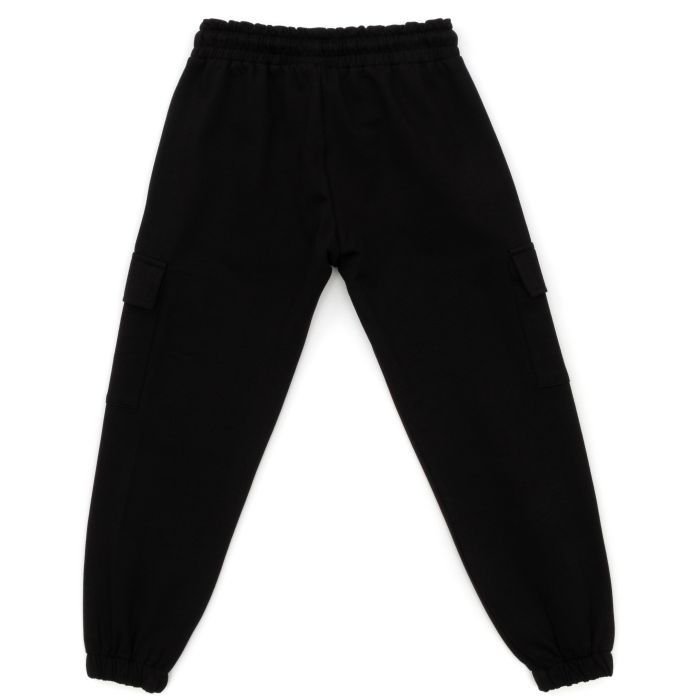 Штаны детские A-Yugi спортивные с карманами (7143.03-128B-black) изображение 2