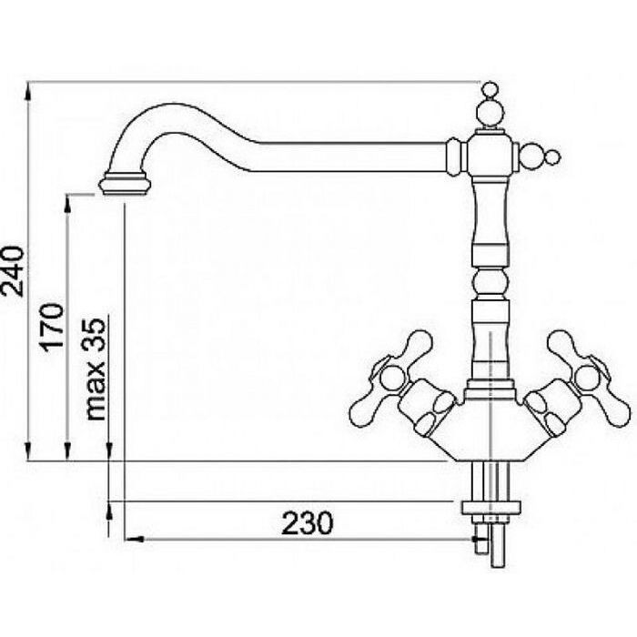 Змішувач Elleci Tago antracite 59 зображення 2