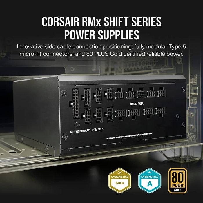 Блок питания Corsair 750W RM750x Shift PCIE5 (CP-9020251-EU) изображение 8