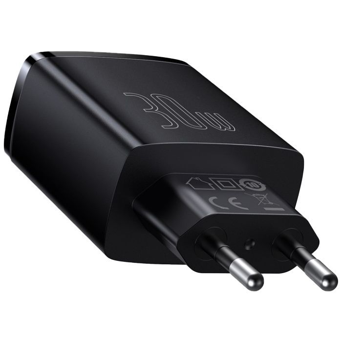 Зарядний пристрій Baseus Compact Quick Charger 2U+C (CCXJ-E01) зображення 2