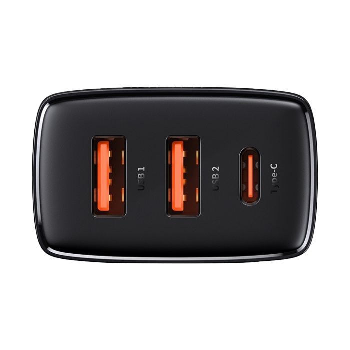 Зарядний пристрій Baseus Compact Quick Charger 2U+C (CCXJ-E01) зображення 3