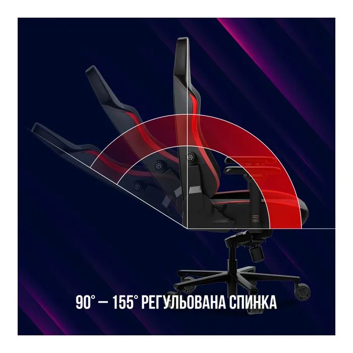 Кресло игровое Lorgar Embrace 533 Black (LRG-CHR533B) изображение 9
