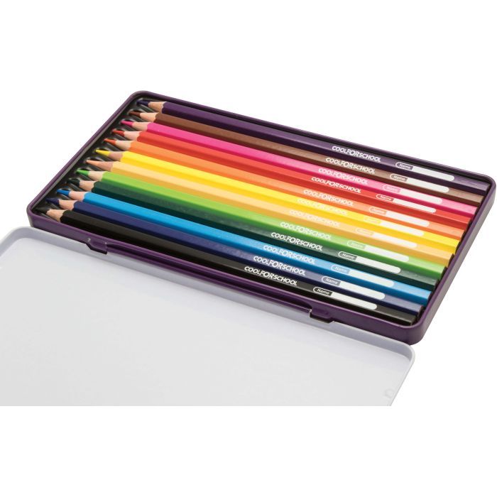 Олівці кольорові Cool For School Premium шестигранні, 12 кольорів (CF15173) зображення 2