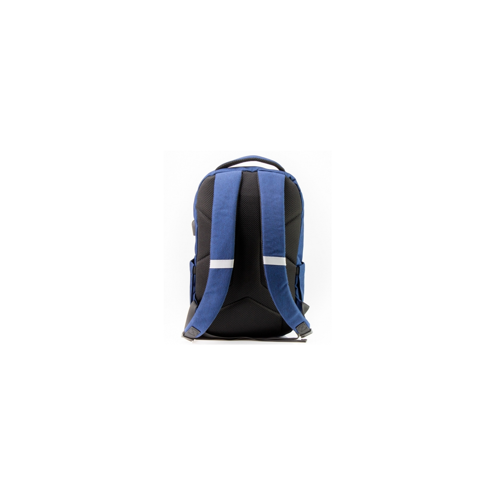 Рюкзак школьный Optima 17.5" USB Techno мужской 0.7 кг 16-25 л Синий с выделенными элементами (O97590-02) изображение 2