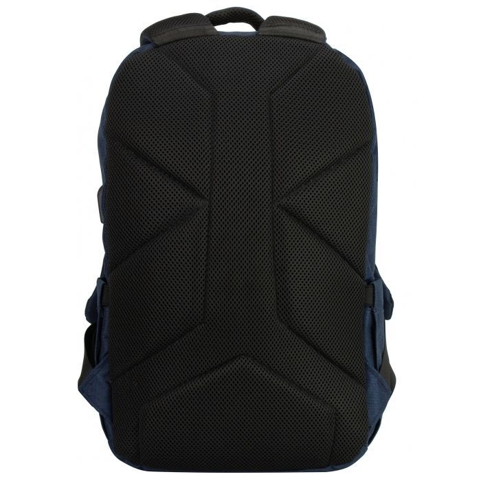 Рюкзак шкільний Optima 17.5" USB Techno чоловічий 0.7 кг 16-25 л Синій з виділеними елементами (O97590-02) зображення 3