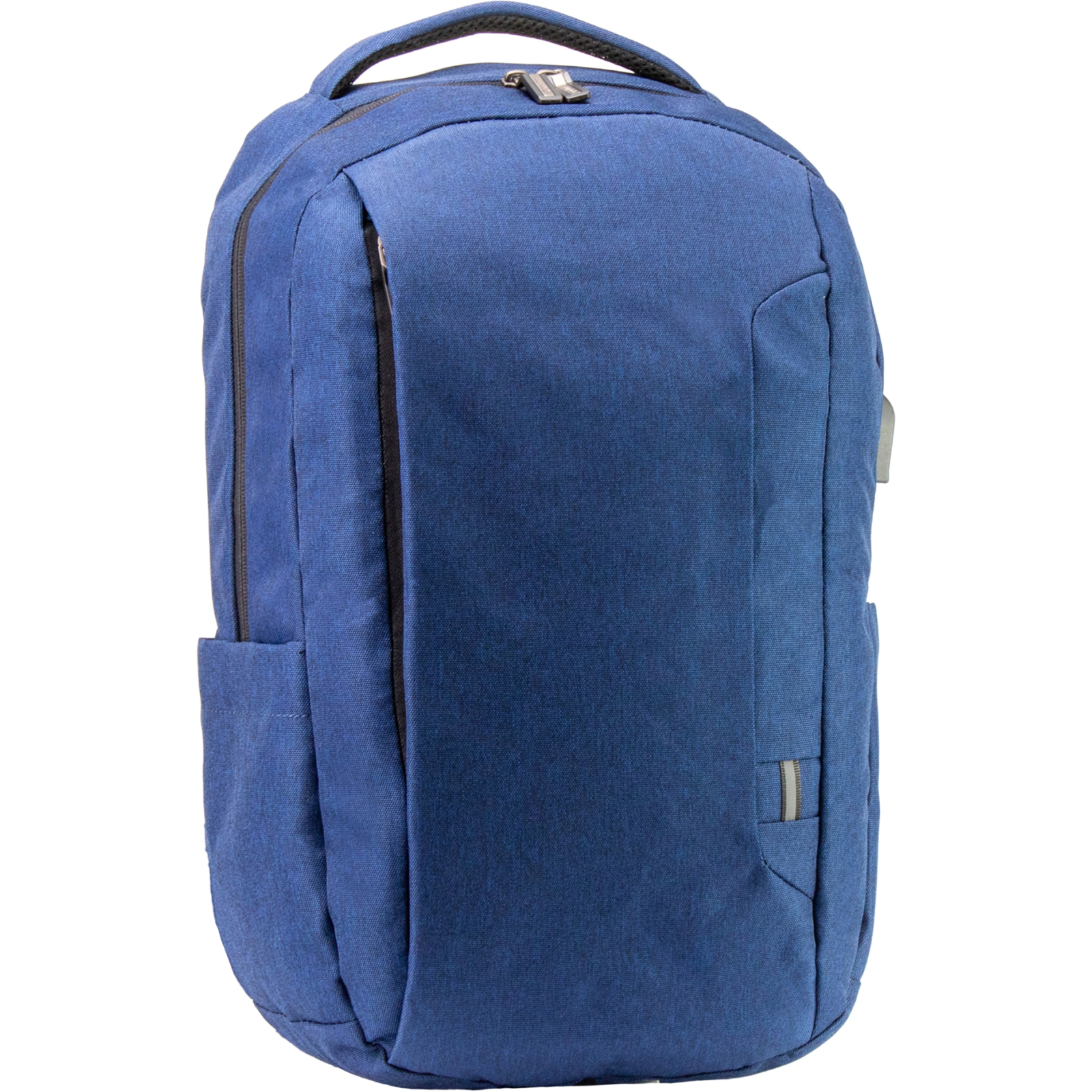 Рюкзак школьный Optima 17.5" USB Techno мужской 0.7 кг 16-25 л Синий с выделенными элементами (O97590-02)
