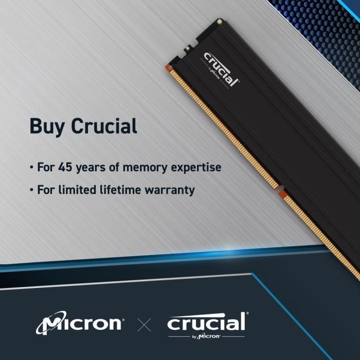 Модуль памяти для компьютера DDR5 32GB (2x16GB) 5600 MHz Pro Micron (CP2K16G56C46U5) изображение 4