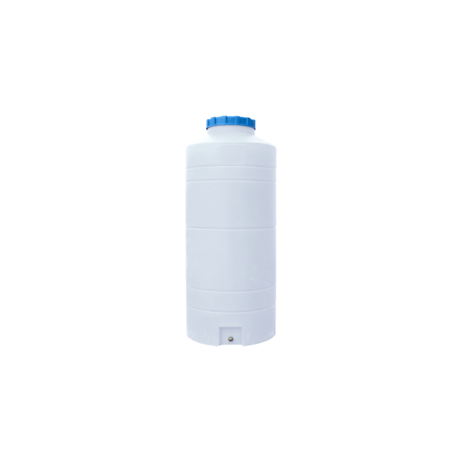 Емкость для воды Пласт Бак вертикальная пищевая 1000 л узкая белая (1210) изображение 2