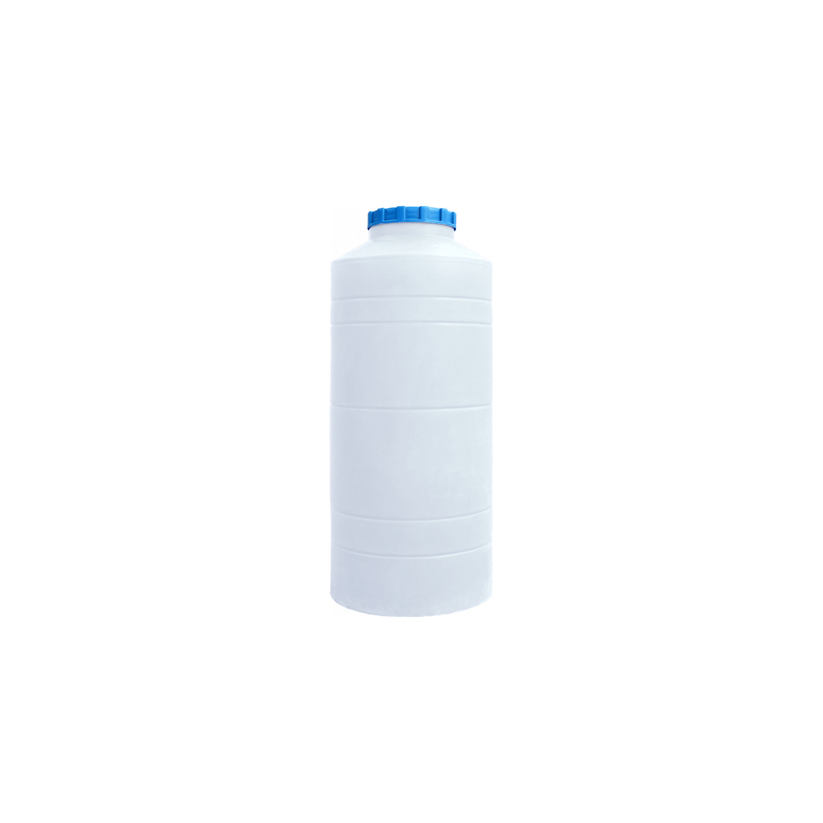 Ємність для води Пласт Бак вертикальна харчова 300 л вузька біла (814)