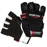 Photos - Gym Gloves Power System Рукавички для фітнесу  Basic EVO PS-2100 Black Red Line M (PS2 