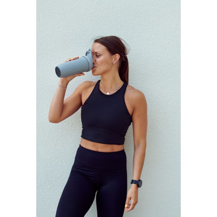 Шейкер спортивный SmartShake Reforce Stainless Steel 30oz/900ml Gray (11150003) изображение 7