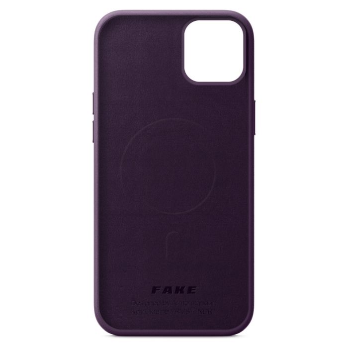 Чехол для мобильного телефона Armorstandart FAKE Leather Case Apple iPhone 13 Dark Cherry (ARM61370) изображение 2
