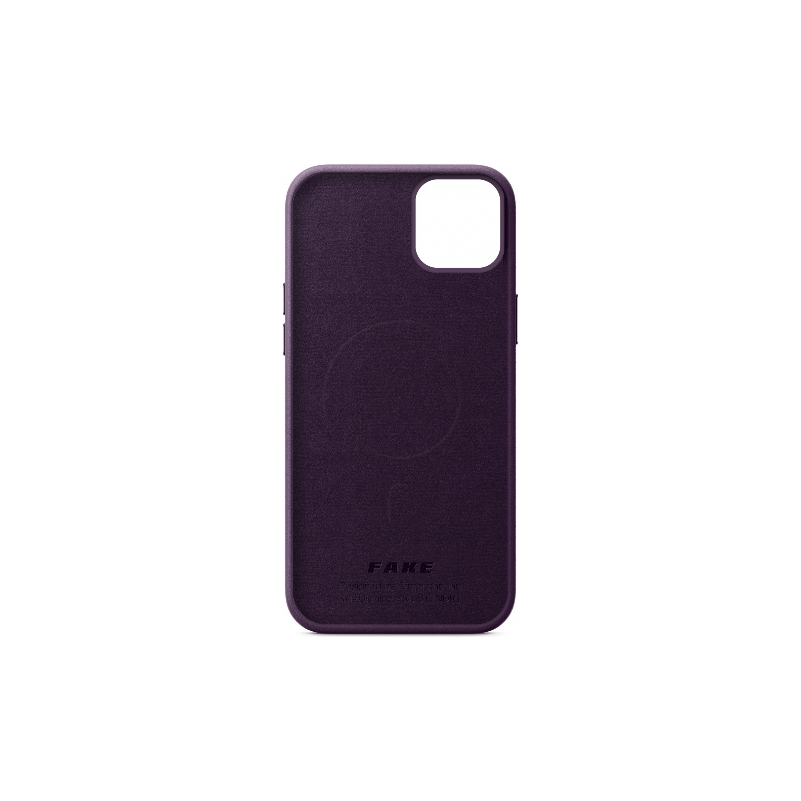 Чохол до мобільного телефона Armorstandart FAKE Leather Case Apple iPhone 13 Dark Cherry (ARM61370) зображення 2