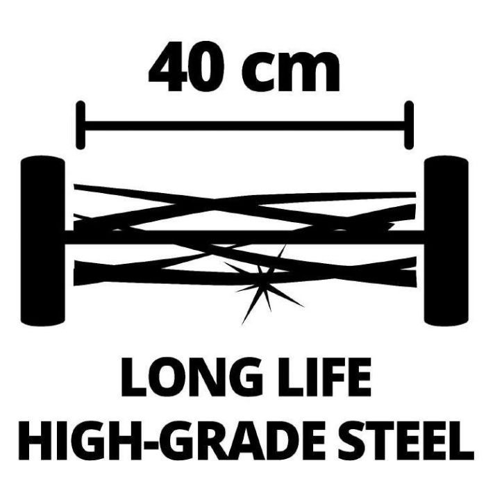 Газонокосилка Einhell GC-HM 400, 40 см, 13-37 мм, 27 л, 7.5 кг (3414129) изображение 9