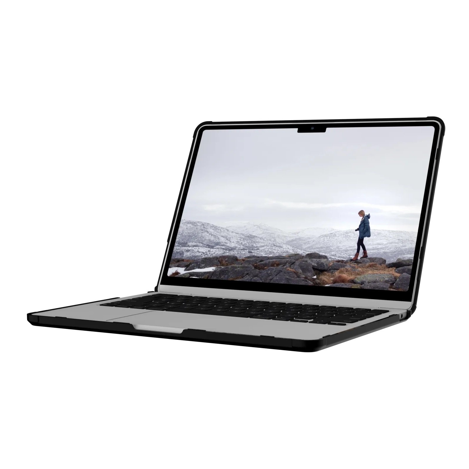 Чехол для ноутбука UAG 13" Apple MacBook AIR 2022 Lucent, Black/Black (134008114040) изображение 3