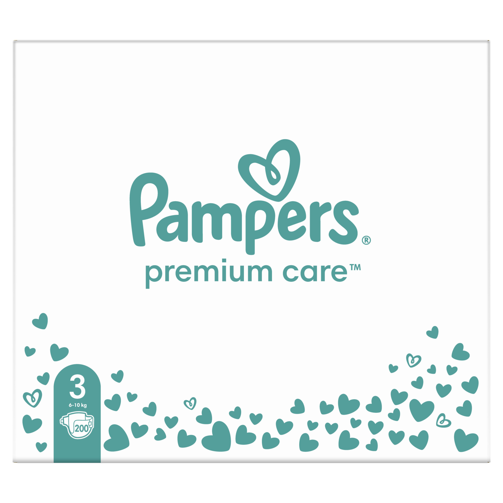 Підгузки Pampers Premium Care Midi Розмір 3 (6-10кг), 120 (4015400465461) зображення 2