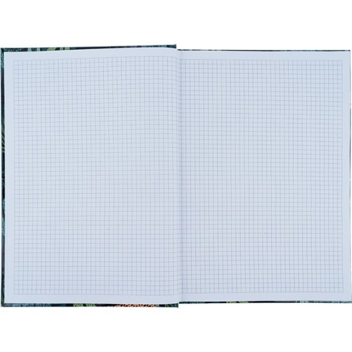 Канцелярська книга Axent Leopard А4 у твердій обкладинці 96 аркуші клітинка, зелена (8422-557-A) зображення 3
