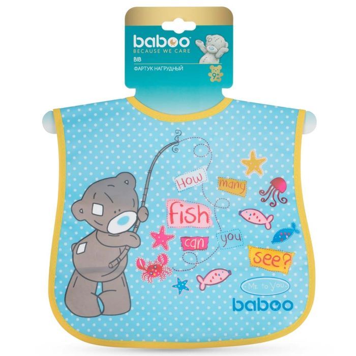 Слинявчик Baboo Me to You, 3+ місяців (синій) (11-101) зображення 4