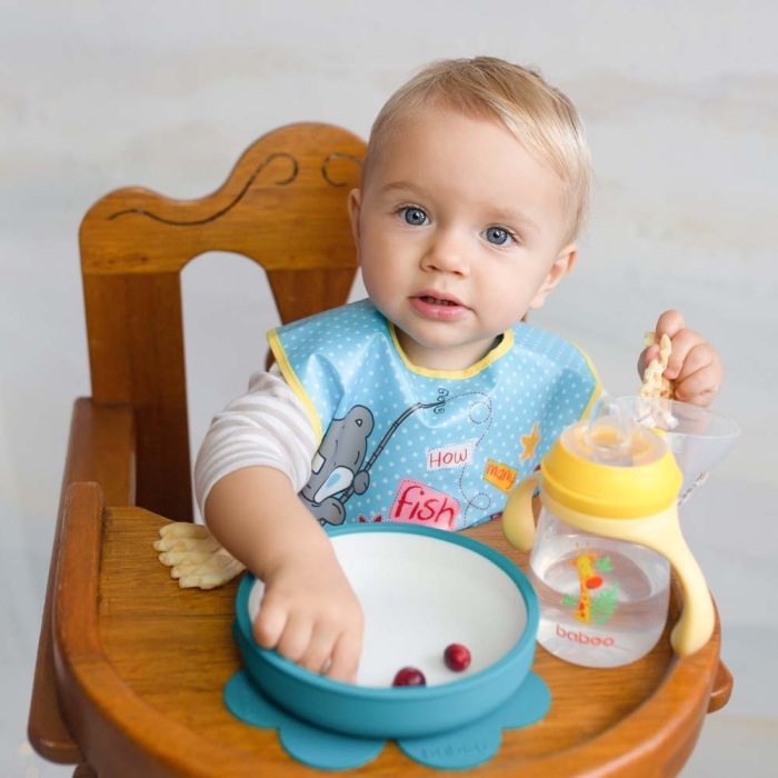 Слинявчик Baboo Me to You, 3+ місяців (синій) (11-101) зображення 5