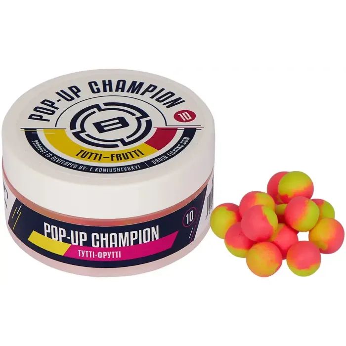 Бойл Brain Champion Pop-Up Tutti- Frutti (тутті-фрутті) 10mm 34g (1858.22.12)
