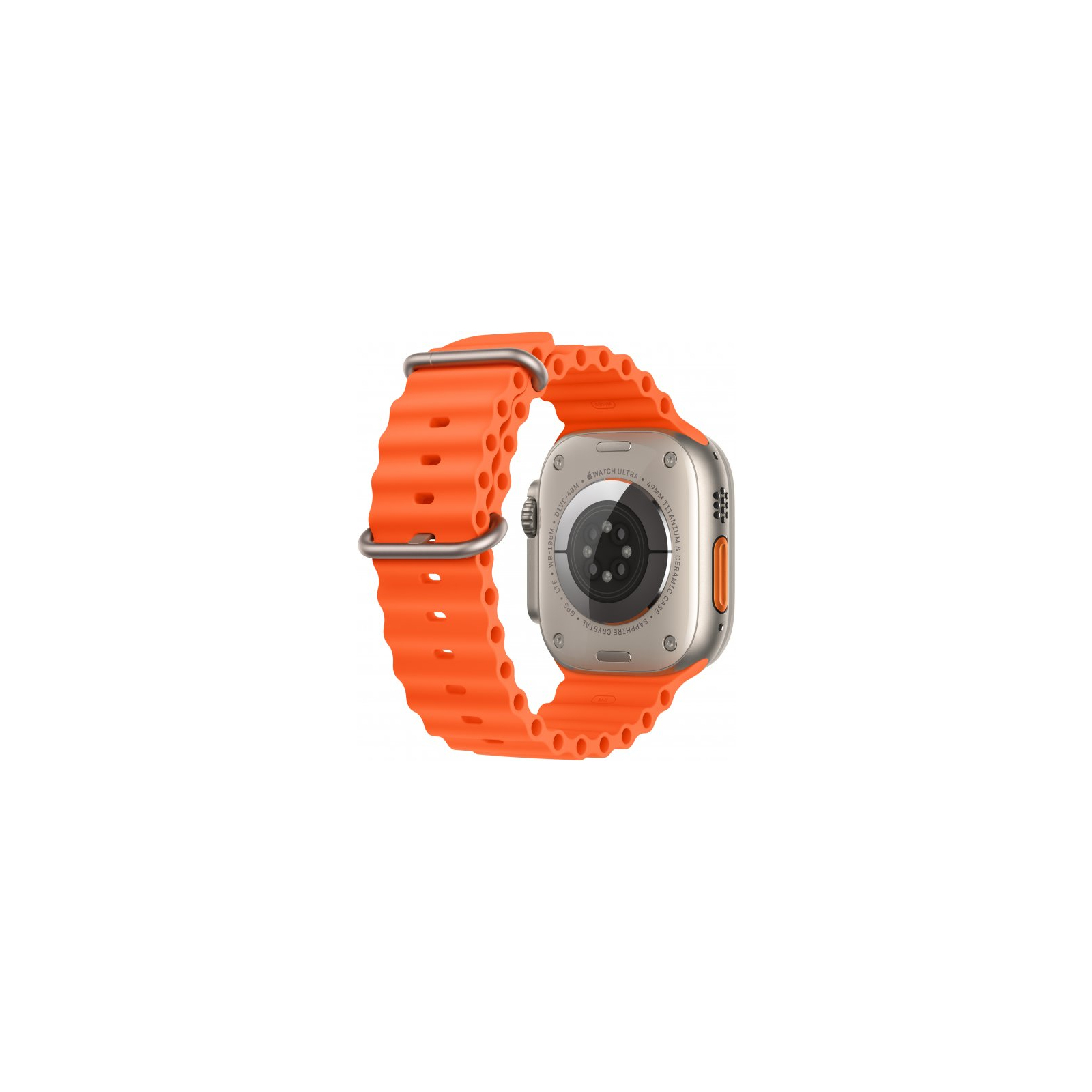 Смарт-часы Apple Watch Ultra 2 GPS + Cellular, 49mm Titanium Case with Orange Ocean Band (MREH3UL/A) изображение 3