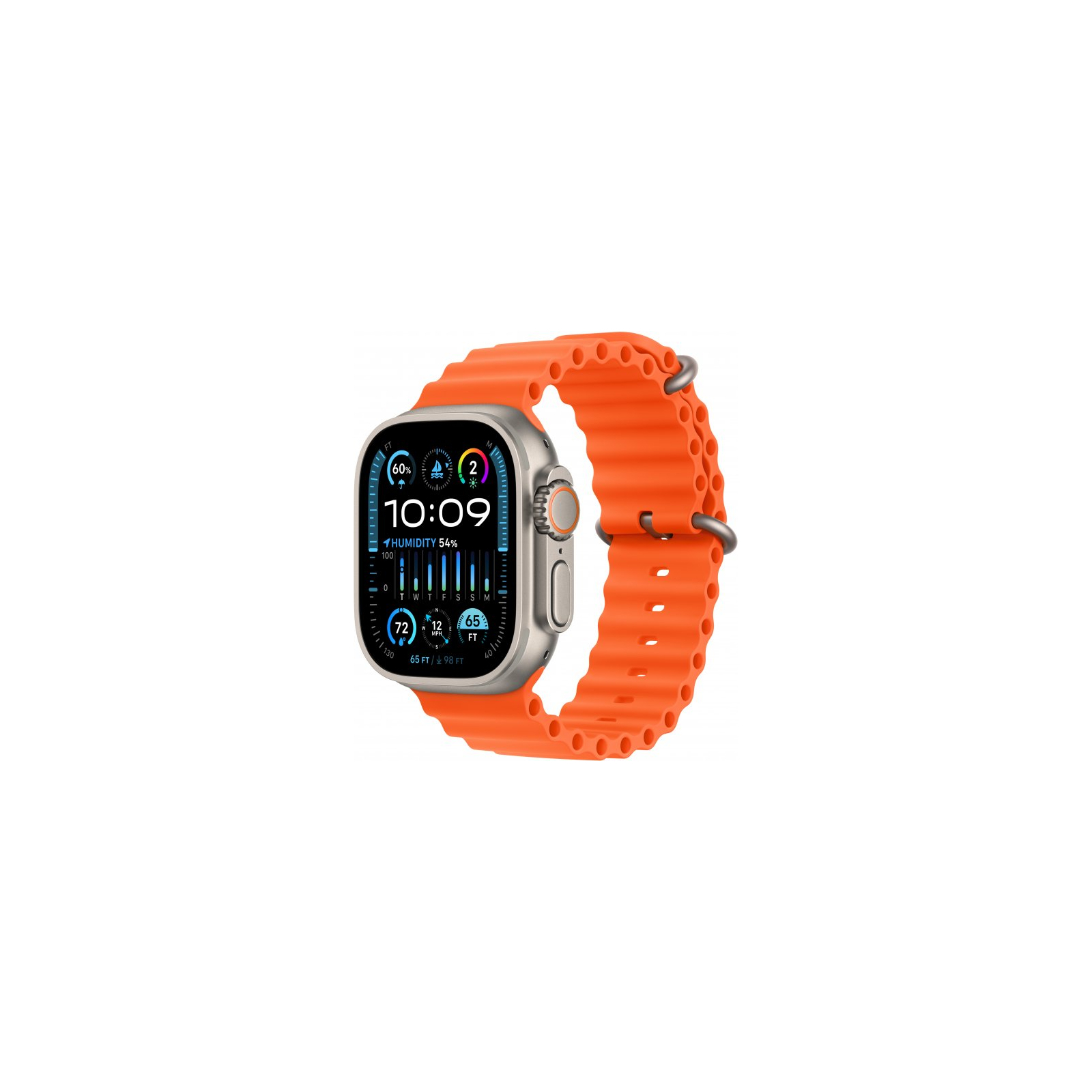 Смарт-часы Apple Watch Ultra 2 GPS + Cellular, 49mm Titanium Case with Blue Ocean Band (MREG3UL/A)