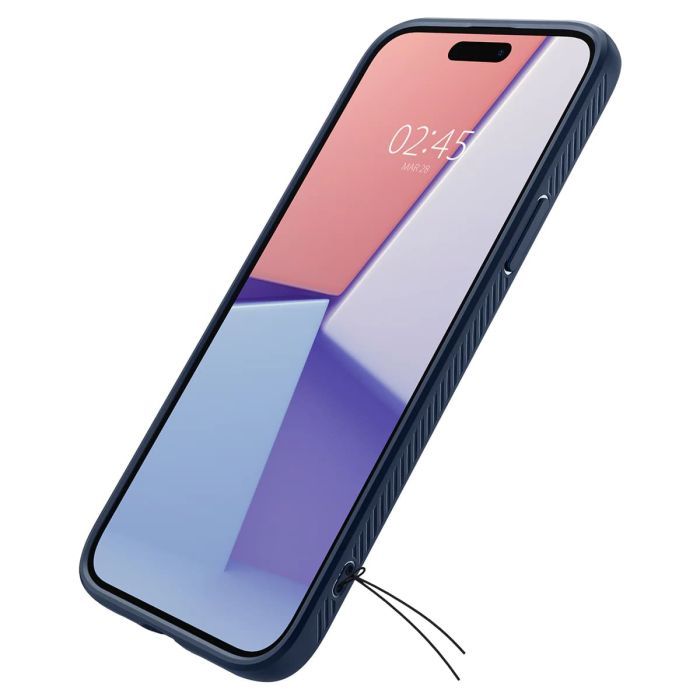 Чехол для мобильного телефона Spigen Apple iPhone 15 Liquid Air NavyBlue (ACS06791) изображение 10