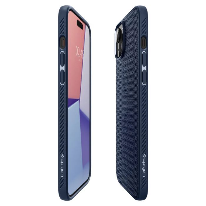 Чехол для мобильного телефона Spigen Apple iPhone 15 Liquid Air NavyBlue (ACS06791) изображение 7