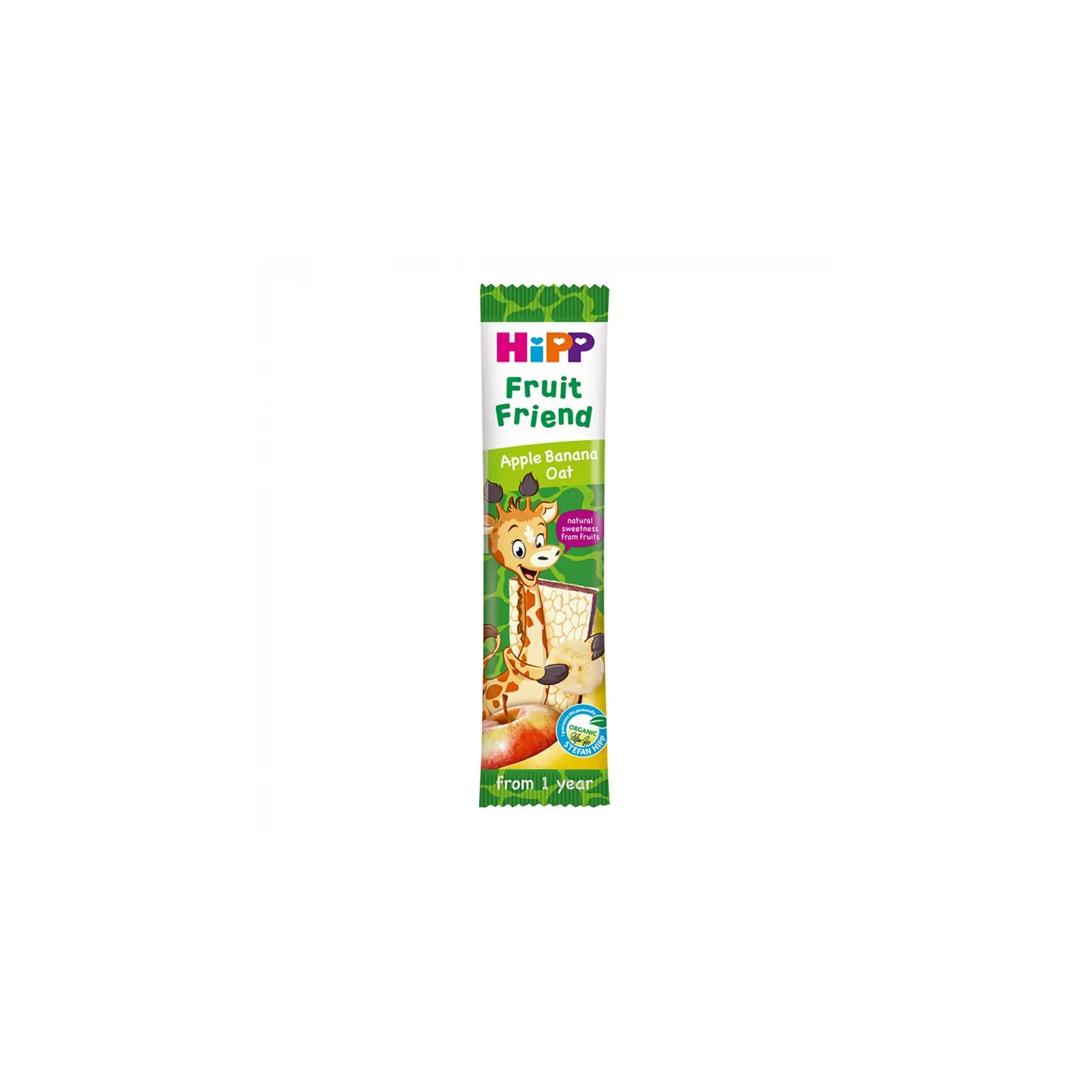 Батончик детский HiPP фруктово-злаковый яблоко, банан 23 г (1999030)