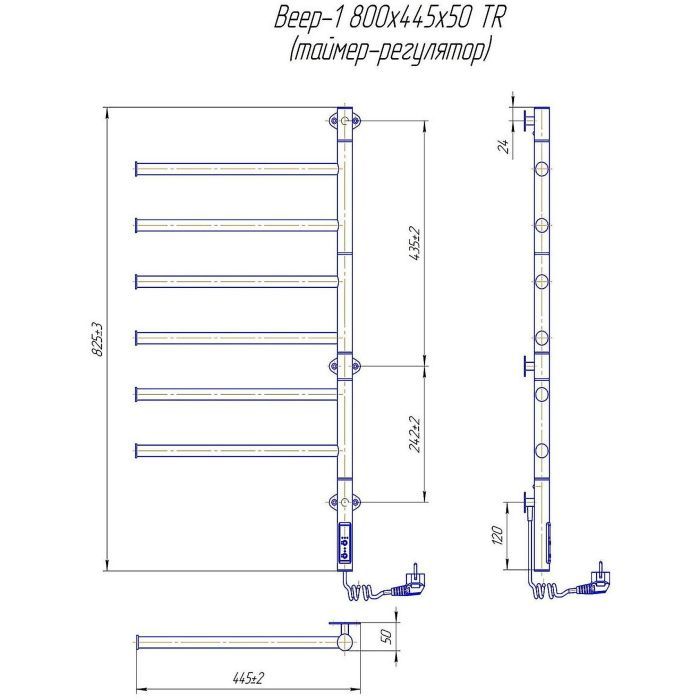 Полотенцесушитель MARIO 2.3.0408.11.BM изображение 2