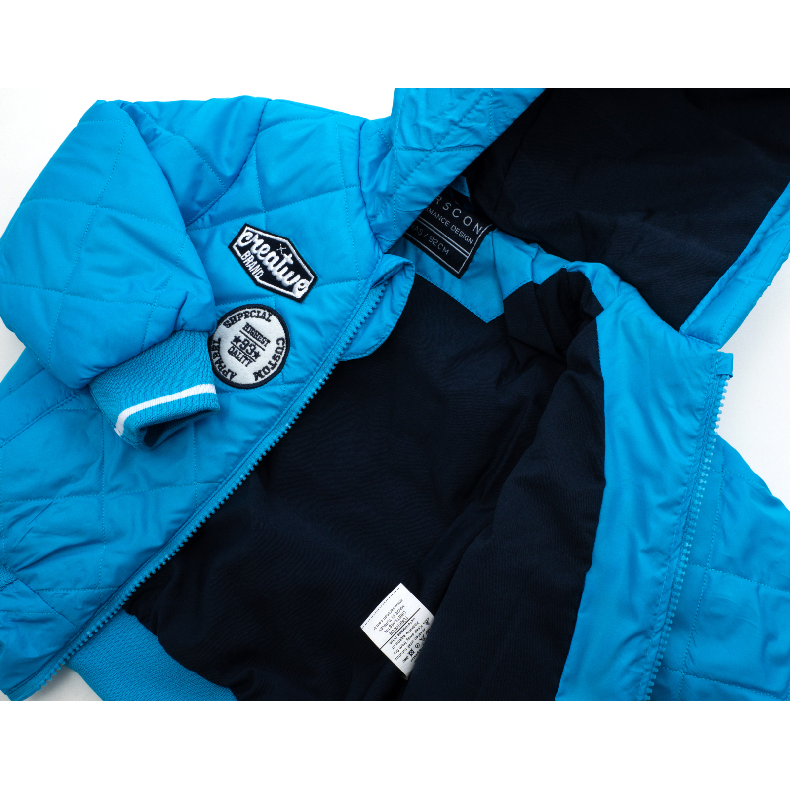Куртка Verscon стьобана (3608-110B-lightblue) зображення 4