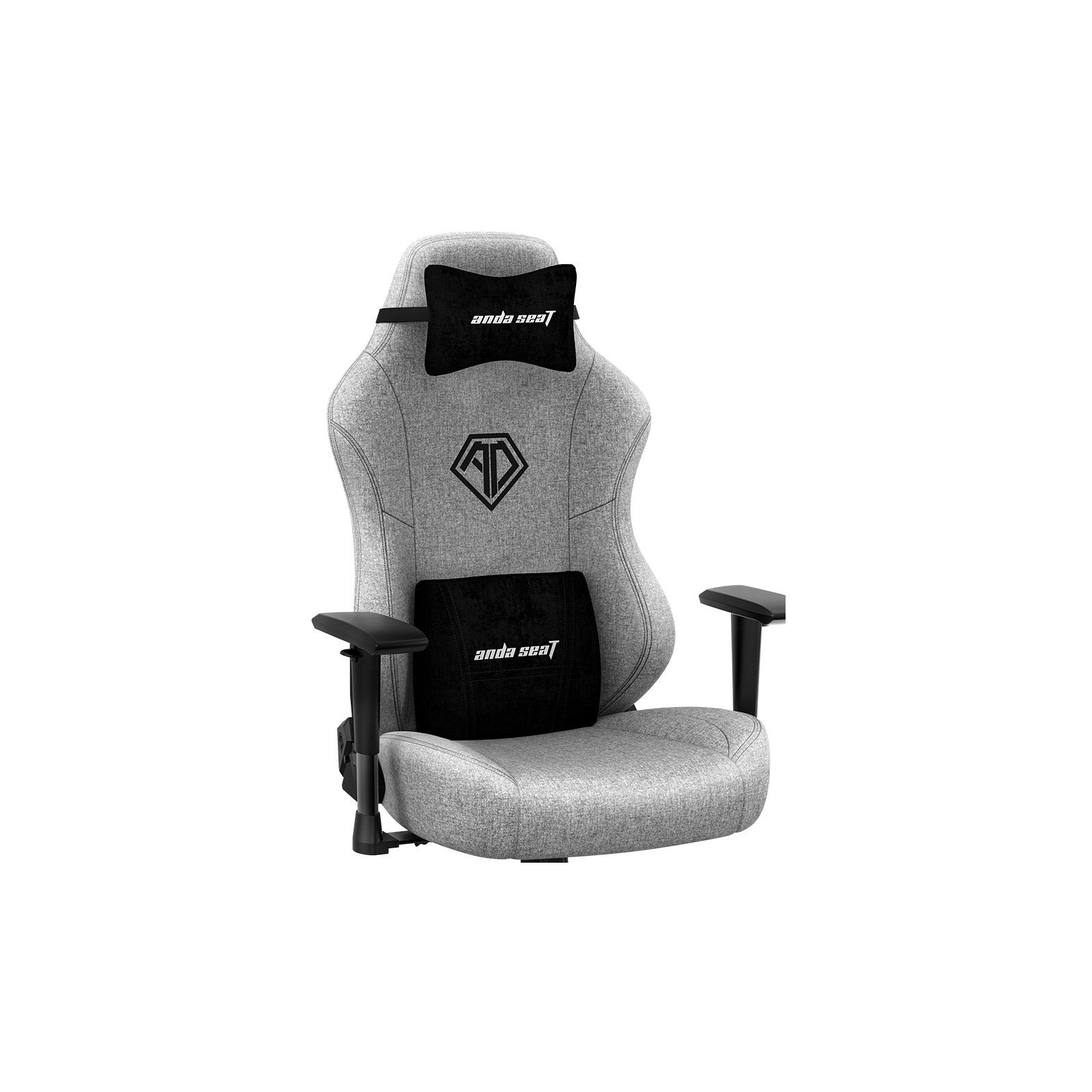 Крісло ігрове Anda Seat Phantom 3 Black Fabric Size L (AD18Y-06-B-F) зображення 6