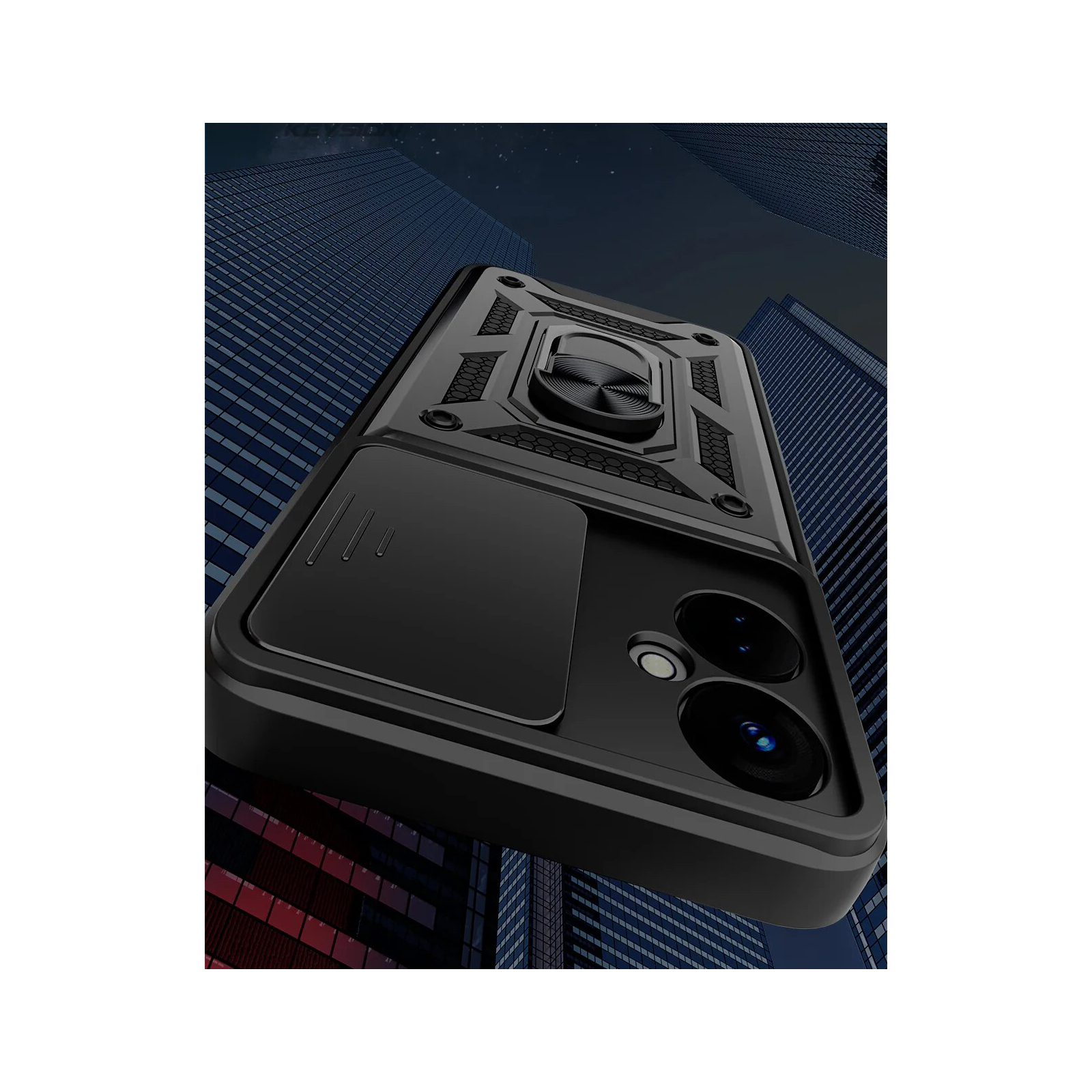 Чохол до мобільного телефона BeCover Military Tecno Spark 9 Pro (KH7n) Black (710006) зображення 5