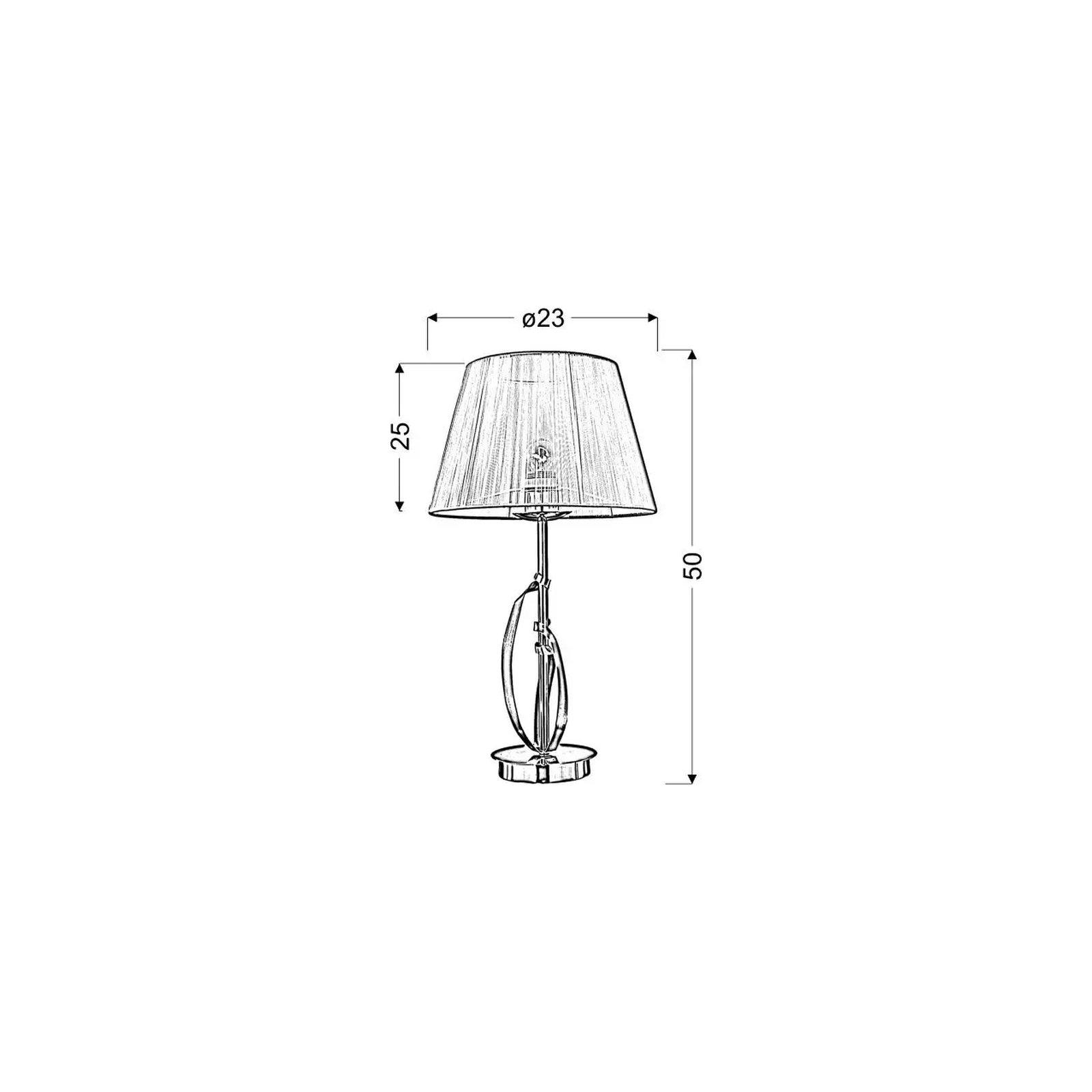 Настольная лампа Candellux 41-55071 DIVA (41-55071) изображение 2