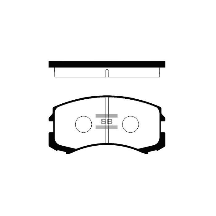 Гальмівні колодки HI-Q SP1255