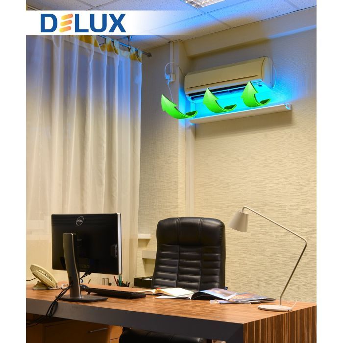 Лампочка Delux T8 15W G13 бактериц. без озона (Boric Germicidal) (90016671) изображение 2