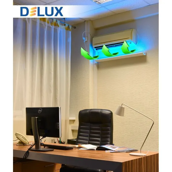 Лампочка Delux T8 15W G13 бактериц. без озона (Boric Germicidal) (90016671) изображение 2