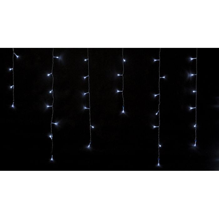 Гирлянда Delux ICICLE С 100LED 3.2х0.7 м Белый/прозрачный IP20 (90015252) изображение 2